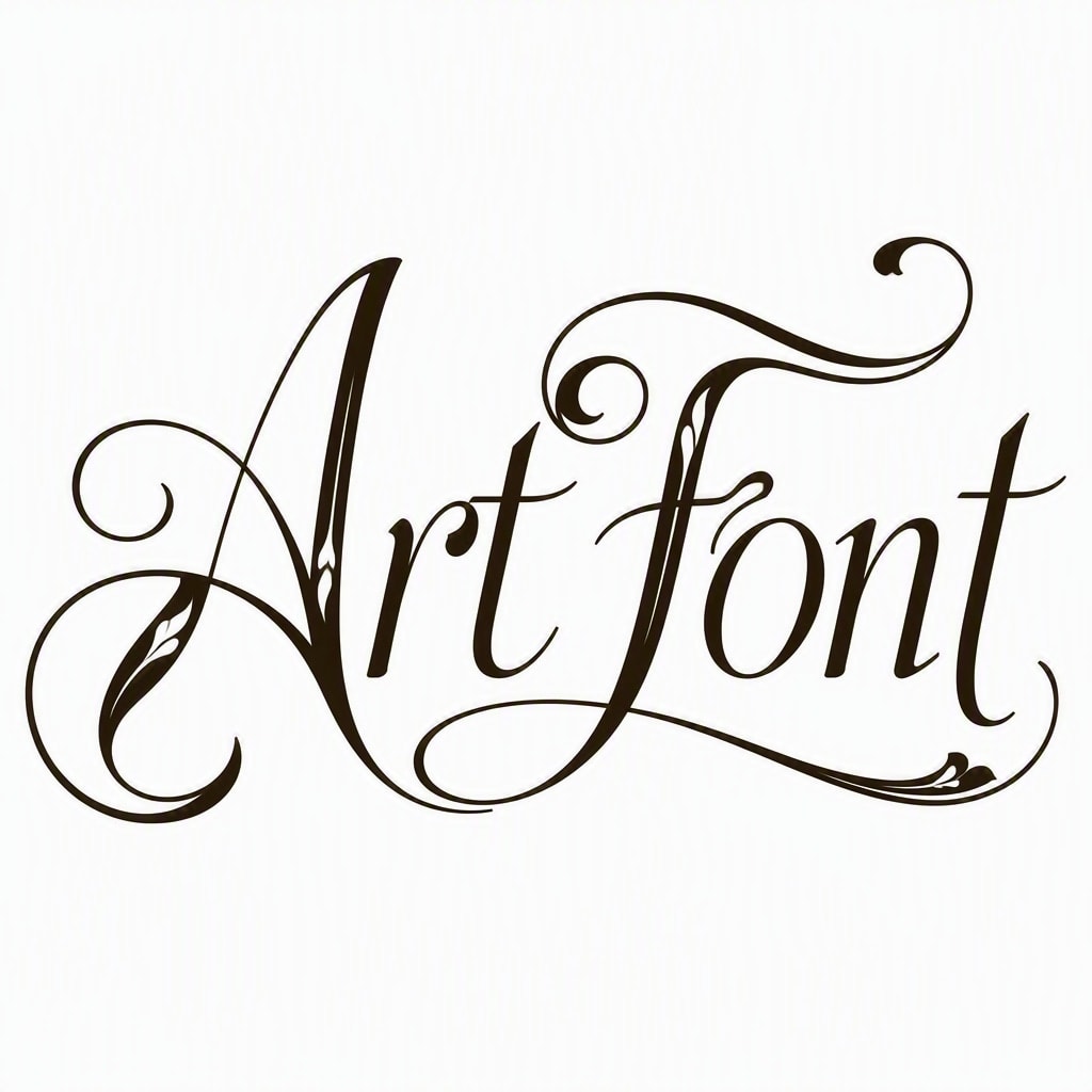 Belle Époque - Art Nouveau AI font template preview